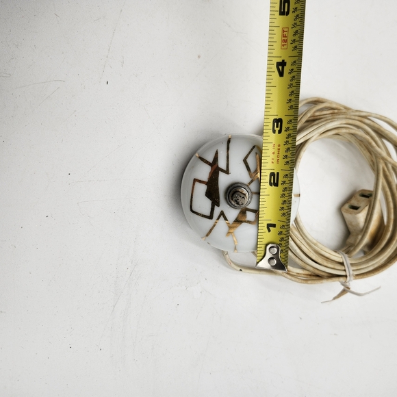 Lazy Bones Push Button Remote Control Lamp Switch Foot Pedal lightening bolt MCM - Picture 3 of 7